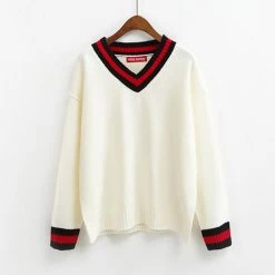 Boogzel Apparel V-Neck Cricket Jumper Clothing