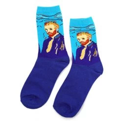 Boogzel Apparel Van Gogh Self-Portrait Socks