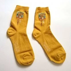 Boogzel Apparel Van Gogh Sunflowers Socks COTTAGECORE / ARTSY 6 Boogzel Apparel Van Gogh Sunflowers Socks COTTAGECORE / ARTSY