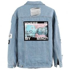 Boogzel Apparel "Where Is My Mind" Denim Jacket
