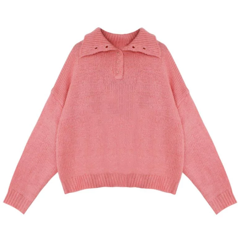 Boogzel Apparel Warm Wishes Button Neck Sweater 90s & VINTAGE 1 Boogzel Apparel Warm Wishes Button Neck Sweater 90s & VINTAGE