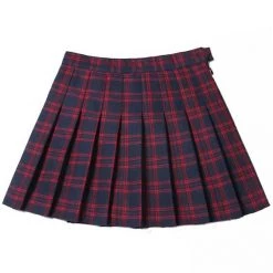 Boogzel Apparel GRUNGE CLOTHES School Spirit Plaid Skirt