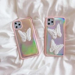 Boogzel Apparel BUTTERFLY AESTHETIC Aesthetic Butterflies IPhone Case