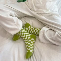 Boogzel Apparel Indie Aesthetic Checkerboard Socks