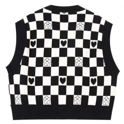 Boogzel Apparel Checkerboard Cropped Vest
