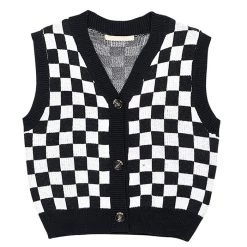 Boogzel Apparel INDIE CLOTHES Aesthetic Checkboard Vest