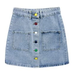 Boogzel Apparel 2.0 Artsy Denim Skirt