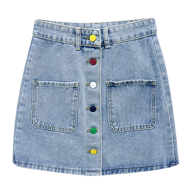 Boogzel Apparel 2.0 Artsy Denim Skirt 1 Boogzel Apparel 2.0 Artsy Denim Skirt