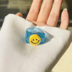 Boogzel Apparel Sunshine Smiles Ring Y2K OUTFITS