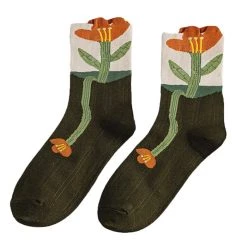 Boogzel Apparel Aesthetic Flower Socks