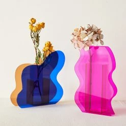 Boogzel Apparel Postmodern Acrylic Vases Home Decor