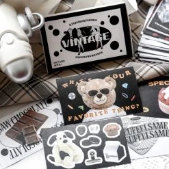 Boogzel Apparel Aesthetic Scrapbooking Sticker Set EMO CLOTHES
