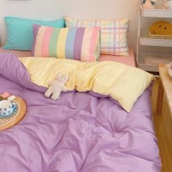 Boogzel Apparel SOFT GIRL OUTFITS Pastel Sweetz Bedding Set