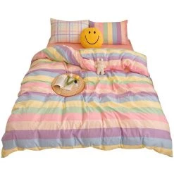 Boogzel Apparel SOFT GIRL OUTFITS Pastel Sweetz Bedding Set