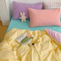 Boogzel Apparel SOFT GIRL OUTFITS Pastel Sweetz Bedding Set