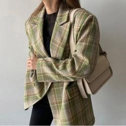 Boogzel Apparel Smarty Pants Plaid Jacket