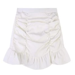 Boogzel Apparel PREPPY CLOTHES French Summer Ruched Mini Skirt