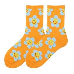 Boogzel Apparel INDIE CLOTHES Petals Of Happiness Socks