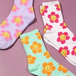 Boogzel Apparel INDIE CLOTHES Petals Of Happiness Socks