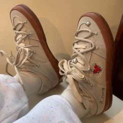 Boogzel Apparel COTTAGECORE / ARTSY Naturecore Aesthetic Rose Sneakers