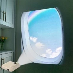 Boogzel Apparel Airplane Fake Window Wall Projector SOFT GIRL OUTFITS