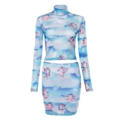 Boogzel Apparel SKIRTS Angel Top & Skirt Co-Ord