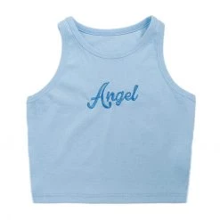 Boogzel Apparel Angel Ribbed Top Y2K OUTFITS