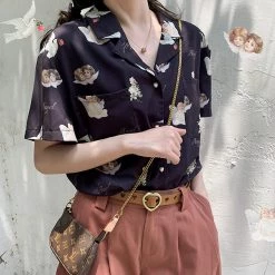 Boogzel Apparel SOFT GIRL OUTFITS 2.0 Angel Shirt