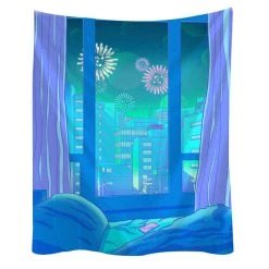 Boogzel Apparel SOFT GIRL OUTFITS Anime Aesthetic Wall Tapestry