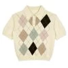 Boogzel Apparel Self Made Argyle Collar Top PREPPY CLOTHES
