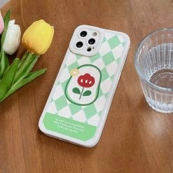 Boogzel Apparel Argyle Flower IPhone Case