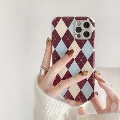 Boogzel Apparel Argyle Pattern IPhone Case IPHONE CASES