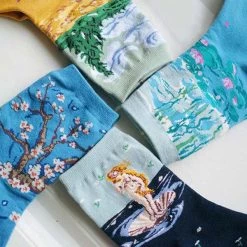 Boogzel Apparel Art Series 4 Pack Socks COTTAGECORE / ARTSY