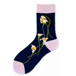 Boogzel Apparel Abstract Lily Socks COTTAGECORE / ARTSY