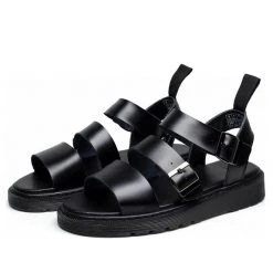 Boogzel Apparel Asphalt Flat Sandals Shoes