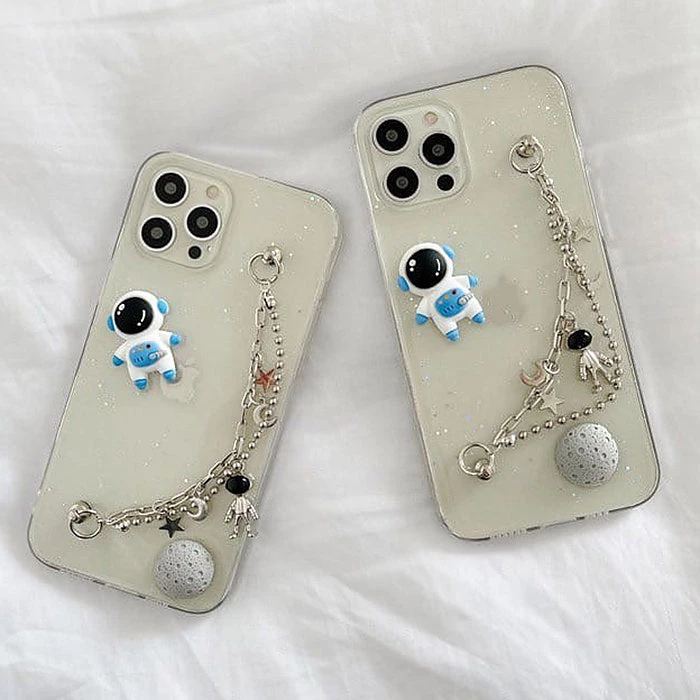 Boogzel Apparel Astronaut Clear IPhone Case IPHONE CASES 4 Boogzel Apparel Astronaut Clear IPhone Case IPHONE CASES