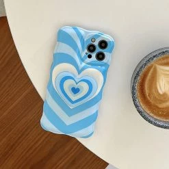 Boogzel Apparel Baby Blue Heart IPhone Case IPHONE CASES