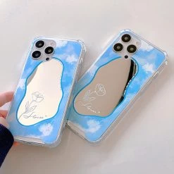 Boogzel Apparel Baby Blue Mirror IPhone Case