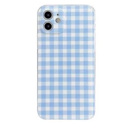 Boogzel Apparel Baby Blue Plaid IPhone Case IPHONE CASES