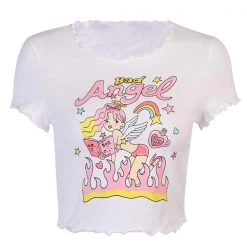 Boogzel Apparel Bad Angel Crop Top