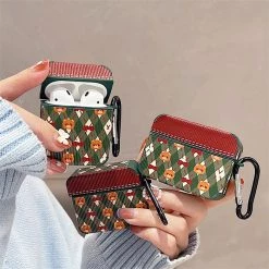 Boogzel Apparel Teddy Red Bow Airpods Case