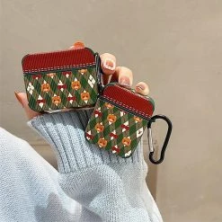 Boogzel Apparel Teddy Red Bow Airpods Case