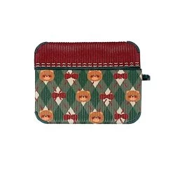 Boogzel Apparel Teddy Red Bow Airpods Case