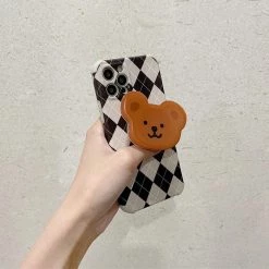 Boogzel Apparel Bear Argyle IPhone Case