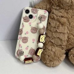 Boogzel Apparel Bear Beaded Chain IPhone Case IPHONE CASES