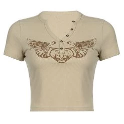 Boogzel Apparel Like It's 2007 Ribbed Top FAIRY GRUNGE