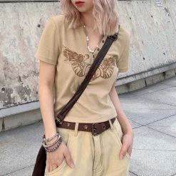 Boogzel Apparel Like It's 2007 Ribbed Top FAIRY GRUNGE