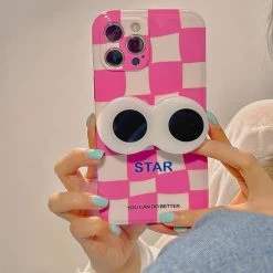 Boogzel Apparel Big Eyes Checkered IPhone Case IPHONE CASES 10 Boogzel Apparel Big Eyes Checkered IPhone Case IPHONE CASES