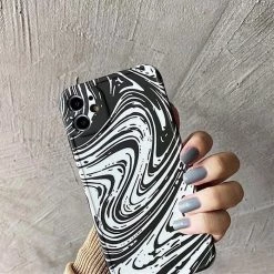 Boogzel Apparel Black & White Painting IPhone Case IPHONE CASES