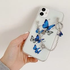 Boogzel Apparel BUTTERFLY AESTHETIC Butterfly Chain IPhone Case